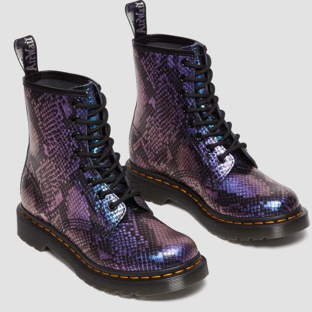 Dr. Martens 1460 Snakeskin emboss lace up boots